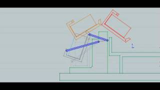 Simple 4Bar Linkage in Solidworks [upl. by Meunier465]