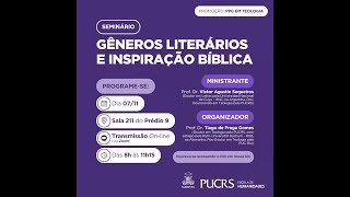 Gêneros literários e inspiração bíblica [upl. by Weiser]