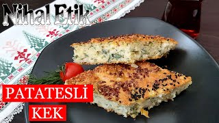 MUHTEŞEM BÖREK TADINDAKİ PATATESLİ KEKE BİZ BAYILDIK💯😋KAPIŞ KAPIŞ BİTTİ Patatesli Kek Tarifi [upl. by Gnaht339]