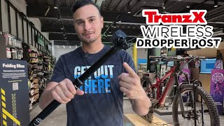 NEW TranzX wireless dropper post What comes in the box and how to install on a Roscoe 789 [upl. by Anaihk737]