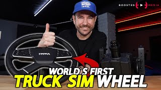 WORLDS FIRST TRUCK SIM WHEEL  MOZA TSW Review [upl. by Peih615]