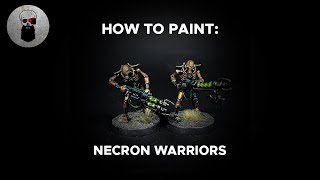 Contrast How to Paint Necron Warriors [upl. by Terb69]