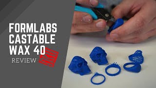 Formlabs Castable 40 Resin Review [upl. by Anippesuig752]