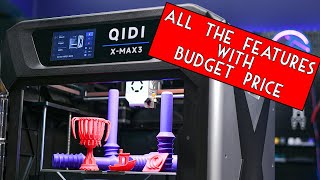 Massive 3D Printer for Engineering Filaments  Qidi XMax 3 [upl. by Anirpas728]