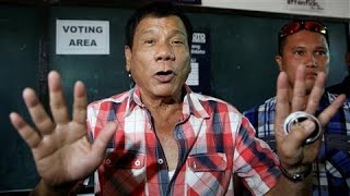 Philippine Election Duterte Headed for Victory [upl. by Dann]