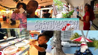 Christmas in Grand Cayman We went Downtown Camana Bay and the kids saw Santa [upl. by Treat843]