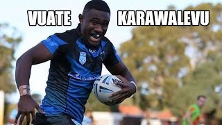 Vuate Karawalevu  Roosters Jersey Flegg Highlights 2021 [upl. by Atla]