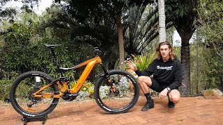 Giant Trance E Pro 1 2019  Test Ride amp Review [upl. by Htebiram914]