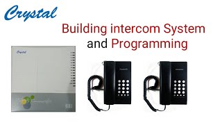 Building intercom System installation  Building intercom System programming  krivitech [upl. by Rol]