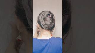 Very easy Clutcher high juda hairstylehairstyle youtube shortsvideo [upl. by Enwad]