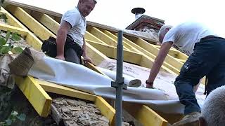 Me and Jon one roof two days on the French farmhouse in rural France part 27 [upl. by Wait]