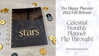 The Happy Planner 2023 CELESTIAL Monthly Planner FLIP THROUGH  Happy Planner 2022 Fall Release [upl. by Ettari]