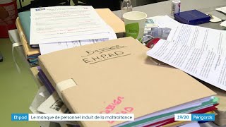 Ehpad  le manque de personnel induit de la maltraitance [upl. by Mercie684]