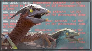 WHAT HAPPENS WHEN YOUR LOCKED IN A ROOM FULL OF MICRORAPTORS  ARK Caballus Episode 43 [upl. by Kcirred]