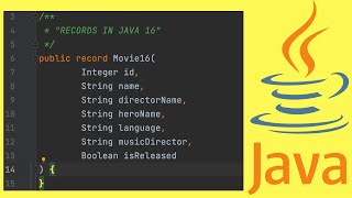 JAVA 16  RECORDS  HOW TO USE JAVA RECORDS   JAVA EXAMPLE CODE DEMO  DATA CLASS  InterviewDOT [upl. by Aztiram254]