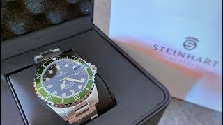 Steinhart Ocean One 39 Green  Quick Unboxing [upl. by Miriam]