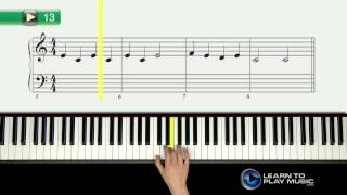 Ex013 How to Play Piano for Kids  Piano Lessons for Kids Book 1 [upl. by Atsok232]