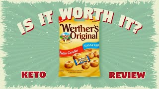 IS IT WORTH IT  Werthers Sugar Free HARD Butter Candies  Keto Review [upl. by Anilasor64]