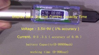 Keweisi USB Power Monitor  Quick Overview [upl. by Irehj785]