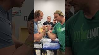 Devon Larratt vs Matt Mask practice match armwrestler armwrestling wwe treanding shortsviral [upl. by Drews]