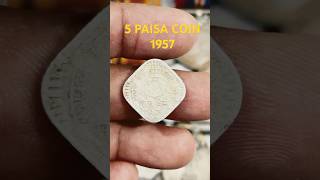 5 PAISA COIN 1957 [upl. by Ardnwahsal11]