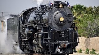 ATSF 3751 Steam Train to San Bernardino 2014 [upl. by Loralie835]