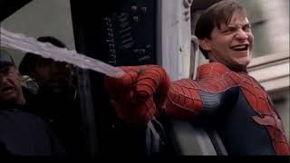 😱 Esta escena de Spiderman está a otro nivel  Spiderman stops the train [upl. by Kalvin]