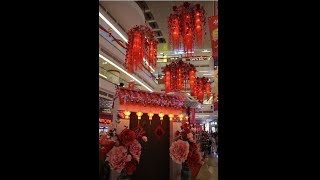 Avenue K Mall Chinese New Year Decorations [upl. by Ramas]