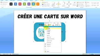 Créer une carte sur Microsoft Word en quelques minutes [upl. by Bosson]