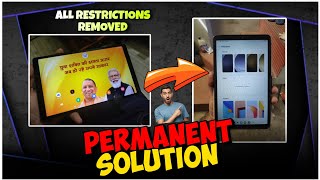 😱PERMANENT SOLUTION😱  How to remove all Restrictions from Samsung Govt TABLET [upl. by Adnilak72]