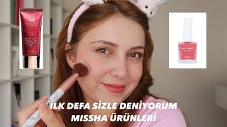 İLK DEFA SİZLE DENİYORUM  Missha bb krem juicy pang likit allık [upl. by Toole]