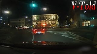 Volvo S80 V8 trolling a Ferrari in Warsaw [upl. by Vitus337]