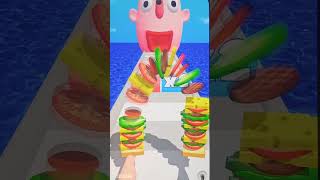 Make XXL Burger 🍔 17 funny burger shorts [upl. by Fennell72]