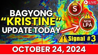 Today Bagyo Update October 24 2024  Low Pressure Area in the Philippines Today Update [upl. by Aeiram268]