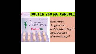 susten 200 mg capsule full information uses side effects price composition etc [upl. by Neve]