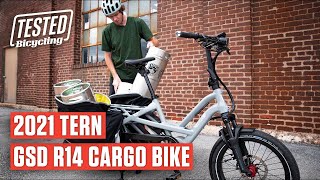 Can The Tern GSD R14 ECargo Bike Replace Your Car  TESTED  Bicycling [upl. by Ativla135]