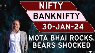 Nifty Prediction and Bank Nifty Analysis for Tuesday  30 January 24  Bank NIFTY Tomorrow [upl. by Denn207]