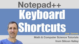 Notepad Text Editor Keyboard Shortcuts [upl. by Ullund]