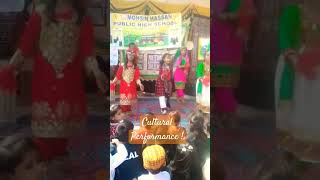 Cultural Performance by School Students Larsha Pekhawar ta Ali Zafar Song Dance Performance shorts [upl. by Janina]