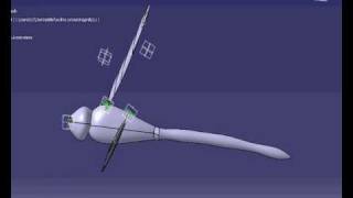 Catia Kinematics Dragonfly [upl. by Seravaj]