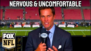 Tom Bradys Broadcasting Debut With Fox Couldn’t Have Gone Any Worse [upl. by Aicilana]