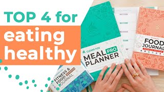 Our Top 4 Planners amp Food Journals for Meal Prep Planning amp Eating Healthy [upl. by Etnaled]