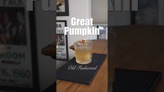 GREAT PUMPKIN OLD FASHIONED coachvino theprogressbar cocktails mindset motivation [upl. by Yentrok]