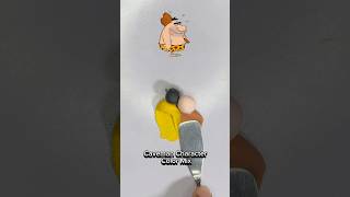 Caveman Character  Color Mix satisfying art asmr shorts [upl. by Eirrab]