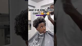 What tf is He Doing😨🤯😱  Barbers Weird Prank [upl. by Ainadi]