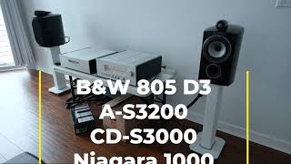 Yamaha AS3200 and CDS3000 playing SACD [upl. by Aisinoid]