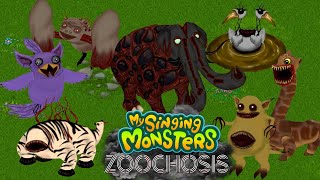 My Singing Monsters Become Zoochosis ALL MONSTERS  My Singing Monsters [upl. by Akyeluz]