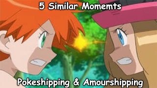 5 Similar Momemts In Amourshipping And Pokeshipping [upl. by Michele]