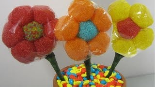 How to make a candy gum drop flower bouquet I✿‿✿  EP  simplekidscrafts  simplekidscrafts [upl. by Acirahs697]