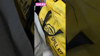 What are the items in spill kit bagspillkit chemicalsafety emergencypreparedness emergency [upl. by Baram112]